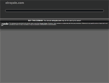 Tablet Screenshot of elroyale.com